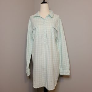 Women's Isabel flannel Maternity shirt